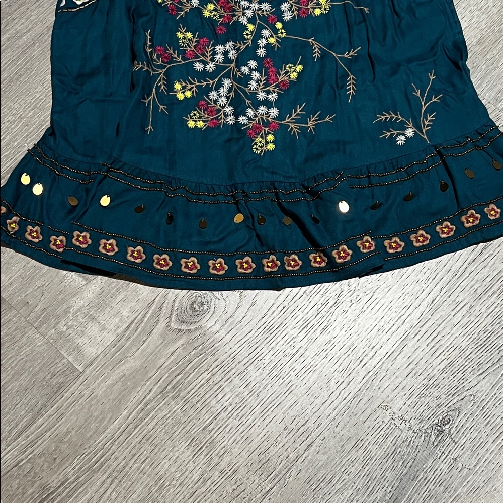 Anthropologie Luzia Cropped Embroidered & Sequin Cami - Picture 10 of 16